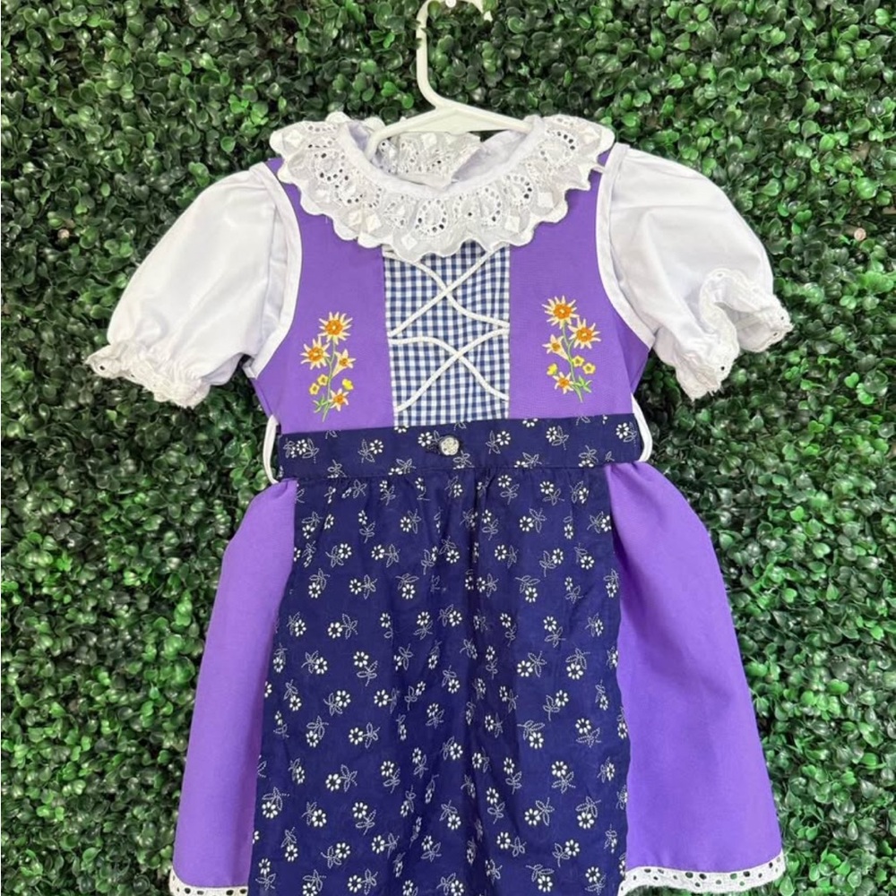 Like New Baby Girls Dirndl Oktoberfest Dress 9-12 months (EU 74/80)